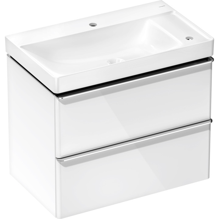 Hansgrohe Xelu Q Zestaw umywalka wisząca z półką po prawej