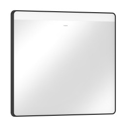 HG Xarita Lite Q Lustro z górnym oświetleniem LED 800/30, włącznik ścienny, Czarny Matowy