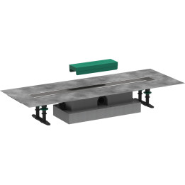Hansgrohe uBox universal Kompletny zestaw do odpływów liniowych