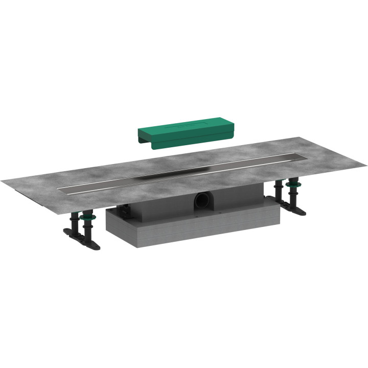 Hansgrohe uBox universal Kompletny zestaw do odpływów liniowych