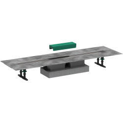 Hansgrohe uBox universal Kompletny zestaw do odpływów liniowych 900, niski