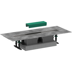 HG uBox universal Kompletny zestaw do odpływów liniowych 600, standardowy
