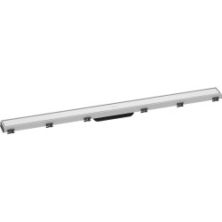Hansgrohe RainDrain Match Element zewnętrzny odpływu liniowego 1000 ze stelażem o regulowanej wysokości, Biały Matowy