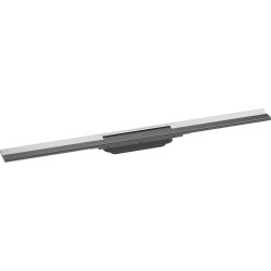 HG RainDrain Flex Element zewnętrzny odpływu liniowego 800 z możliwością przycięcia, montaż odsunięty od ściany, Chrom
