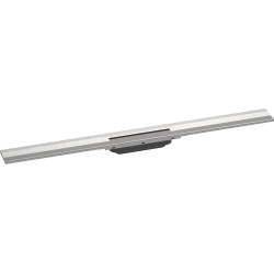 RainDrain Flex Element zewnętrzny odpływu liniowego 900 do przycięcia, montaż przyścienny, Stal Szlachetna Szczotkowana