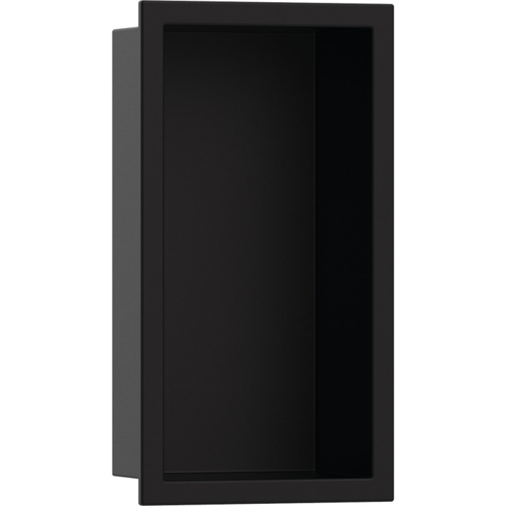 HG XtraStoris Original Wnęka ścienna z ozdobną ramką 300/150/100, Czarny Matowy