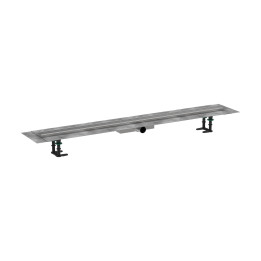 Hansgrohe RainDrain Compact Kompletny odpływ liniowy 1200, ruszt