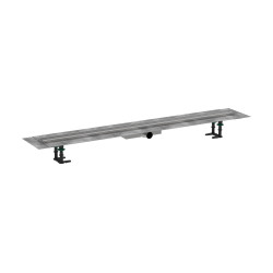 Hansgrohe RainDrain Compact Kompletny odpływ liniowy 1200, ruszt ozdobny, niski, Stal Szlachetna Szczotkowana