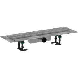 Hansgrohe RainDrain Compact Kompletny odpływ liniowy 600, ruszt
