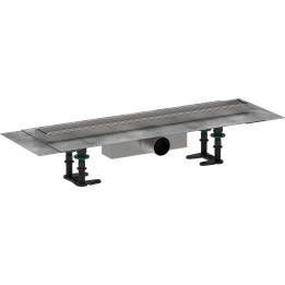 Hansgrohe RainDrain Compact Kompletny odpływ liniowy 600, ruszt