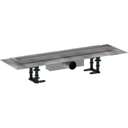 Hansgrohe RainDrain Compact Kompletny odpływ liniowy 600, ruszt do wyłożenia płytkami, standardowy