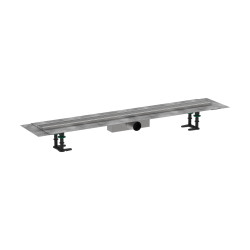 Hansgrohe RainDrain Compact Kompletny odpływ liniowy 1000, ruszt ozdobny, standardowy, Stal Szlachetna Szczotkowana