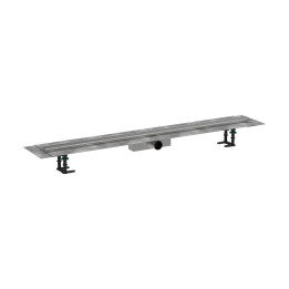 Hansgrohe RainDrain Compact Kompletny odpływ liniowy 1200, ruszt
