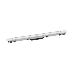 Hansgrohe RainDrain Match Plus Element zewnętrzny odpływu liniowego 800 ze stelażem o regulowanej wysokości, Biały Matowy