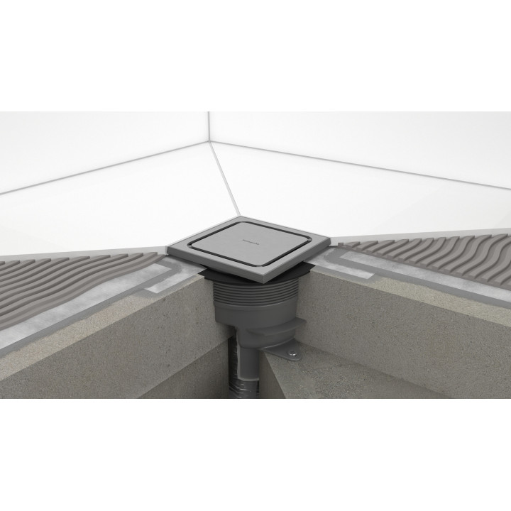 Hansgrohe RainDrain Spot Plus Kompletny odpływ punktowy 150/150 z