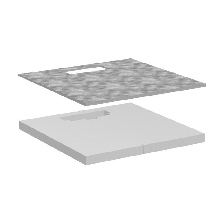 Hansgrohe RainDrain Board Brodzik podpłytkowy 1000/1000 z