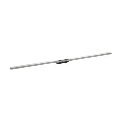 RainDrain Flex Element zewnętrzny odpływu liniowego 1600 do przycięcia, montaż odsunięty od ściany, Stal Szlachetna Szczotkowana
