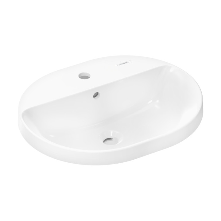 Hansgrohe Xuniva U Umywalka wpuszczana w blat 550/450 z otworem