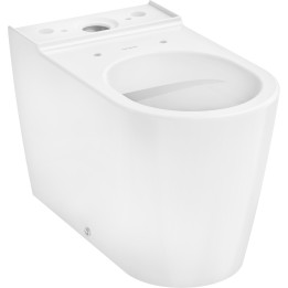HG EluPura S Miska kompaktowa WC 640, przyścienna, odpływ poziomy/pionowy, AquaFall Flush, Biały