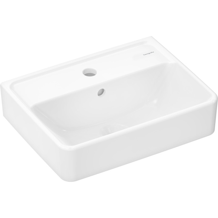 Hansgrohe Xanuia Q Mała umywalka wisząca 450/340 z otworem na