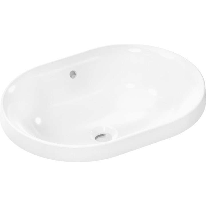 Hansgrohe Xuniva U Umywalka wpuszczana w blat 550/400 bez otworu