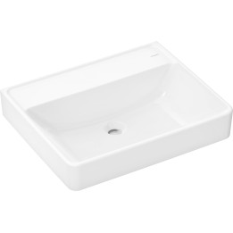 HG Xanuia Q Umywalka wisząca 600/480 bez otworu na baterię, bez przelewu, SmartClean, Biały