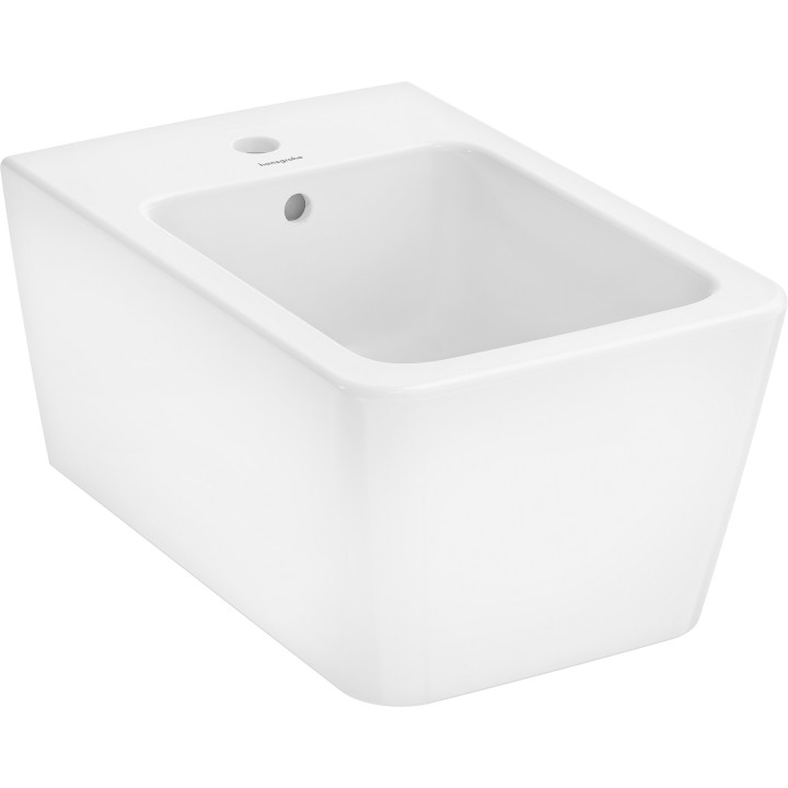Hansgrohe EluPura Q Bidet wiszący 540 z otworem na baterię, z