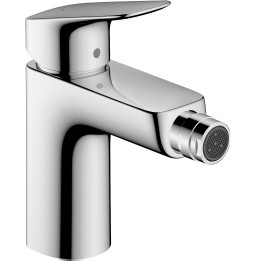 Hansgrohe Logis Jednouchwytowa bateria bidetowa 100 z kompletem