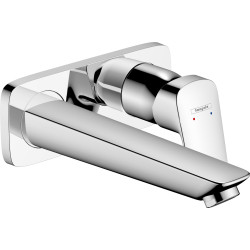 Hansgrohe Logis Jednouchwytowa bateria umywalkowa z wylewką 19,5 cm, ścienna, podtynkowa, Chrom
