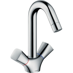 Hansgrohe Logis Q 2-uchwytowa bateria umywalkowa 150 bez kompletu odpływowego, Chrom