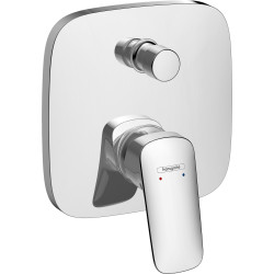 Hansgrohe Logis Jednouchwytowa bateria wannowa, podtynkowa do iBox universal, Chrom