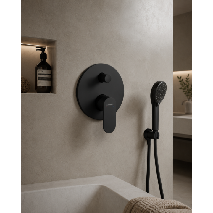 Hansgrohe Vernis Blend Jednouchwytowa bateria wannowa, podtynkowa