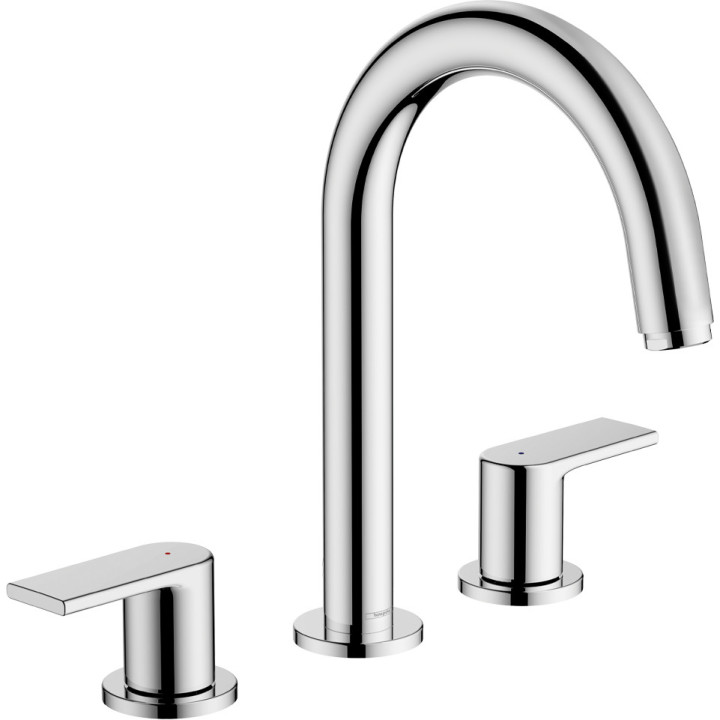 Hansgrohe Vernis Shape 3-otworowa bateria umywalkowa z kompletem