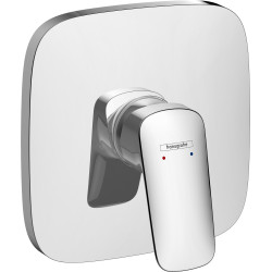 HG Logis Jednouchwytowa bateria prysznicowa HighFlow, podtynkowa do iBox universal, Chrom