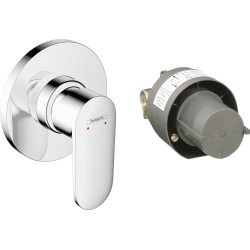 Hansgrohe Vernis Blend Podtynkowa bateria prysznicowa z element podstawowym, Chrom