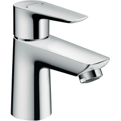 Hansgrohe Talis E Jednouchwytowa bateria umywalkowa 80 LowPressure z kompletem odpływowym z cięgłem, Chrom