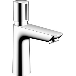 Hansgrohe Talis E Samozamykająca bateria umywalkowa 110 z regulacją temperatury bez kompletu odpływowego, Chrom