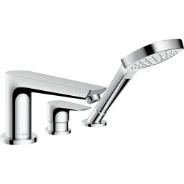 Hansgrohe Talis E 3-otworowa jednouchwytowa bateria na brzeg