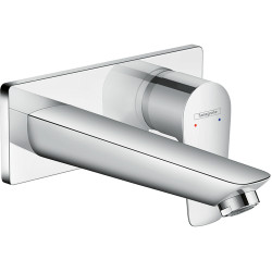 Hansgrohe Talis E Jednouchwytowa bateria umywalkowa z wylewką 16,5 cm, ścienna, podtynkowa, Chrom