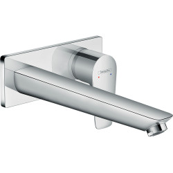 Hansgrohe Talis E Jednouchwytowa bateria umywalkowa z wylewką 22,5 cm, ścienna, podtynkowa, Chrom