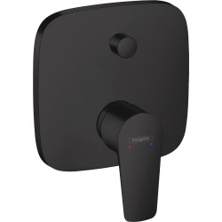 Hansgrohe Talis E Jednouchwytowa bateria wannowa, podtynkowa do iBox universal, Czarny Matowy