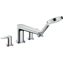 Hansgrohe Talis E 4-otworowa bateria na brzeg wanny, Chrom