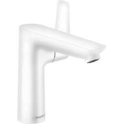 Hansgrohe Talis E Jednouchwytowa bateria umywalkowa 150 z kompletem odpływowym z cięgłem, Biały Matowy