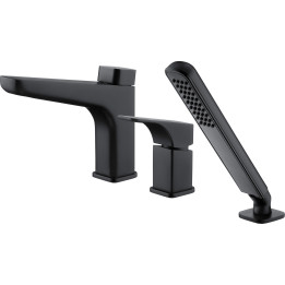 Bateria wannowa 3-OTWOROWA stała nero hiacynt BQH N13M – Deante