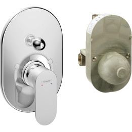 Hansgrohe Rebris S Zestaw jednouchwytowej baterii wannowej
