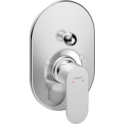 Hansgrohe Rebris S Jednouchwytowa bateria wannowa, podtynkowa, Chrom