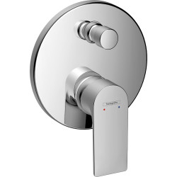 Hansgrohe Rebris E Jednouchwytowa bateria wannowa zgodna z normą EN 1717, podtynkowa do iBox universal, Chrom