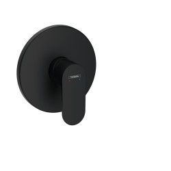 Hansgrohe Rebris S Jednouchwytowa bateria prysznicowa, podtynkowa do iBox universal, Czarny Matowy