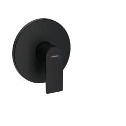 Hansgrohe Rebris E Jednouchwytowa bateria prysznicowa, podtynkowa do iBox universal, Czarny Matowy