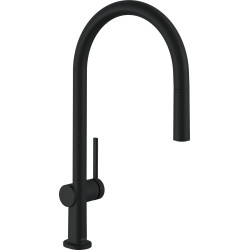 Hansgrohe Talis M54 Jednouchwytowa bateria kuchenna 210, wyciągana wylewka, 1jet, sBox, Czarny Matowy